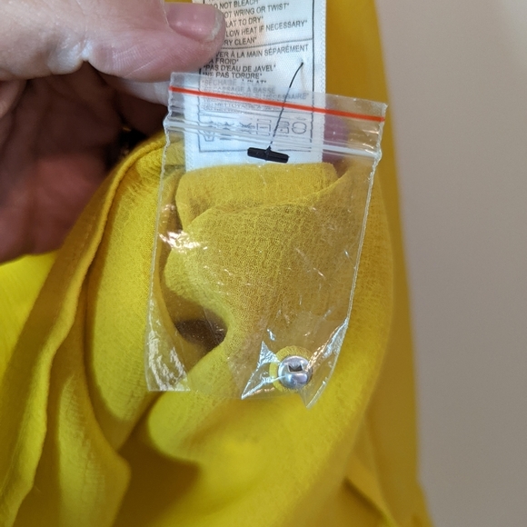 Cupcakes & Cashmere Katlyn Top in Safron Yellow as Sold on Revolve - Picture 7 of 10